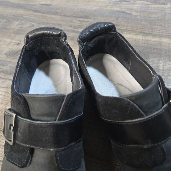 Naot Tane Comfort Shoes Monk loafers in sleek black Womens Size 10 41 - Picture 5 of 8